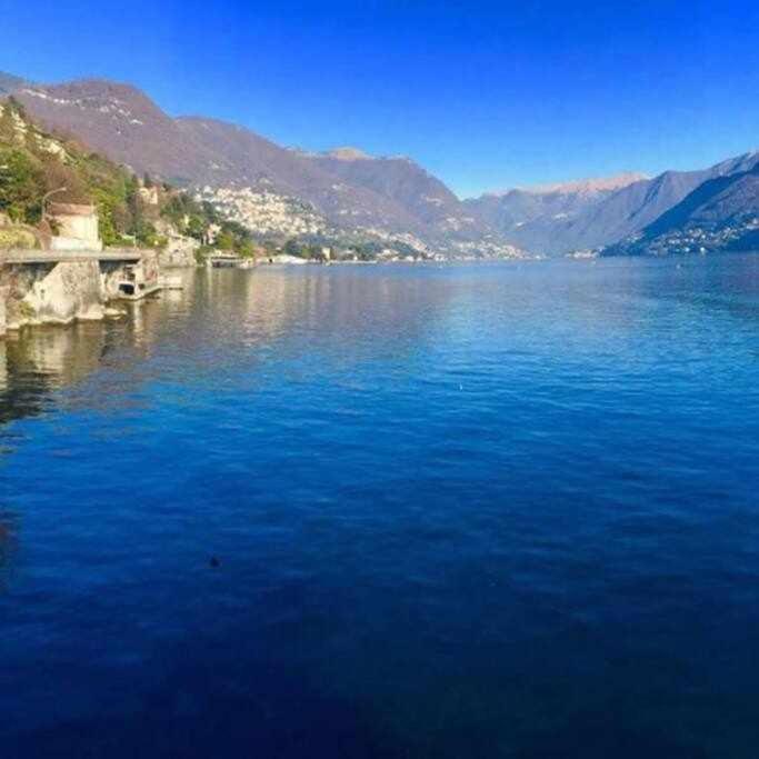 コモCasa Il Porticciolo Cernobbio Houseアパートメント エクステリア 写真